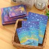 Hot diary Notebook hard Surface Copy Cover Silent Night Creative Notepad Book Note book Office School Supplies Gift