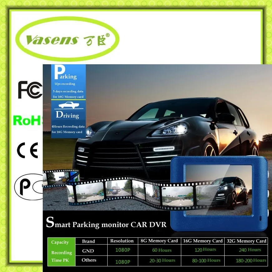 car dvr camera 1080p gs 9000 made south korea