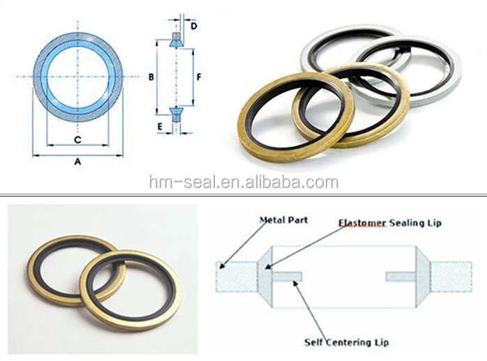 Dowty Sealing Washer Hydraulic Oil Petrol Sealing Washers Bonded Seal Washers 