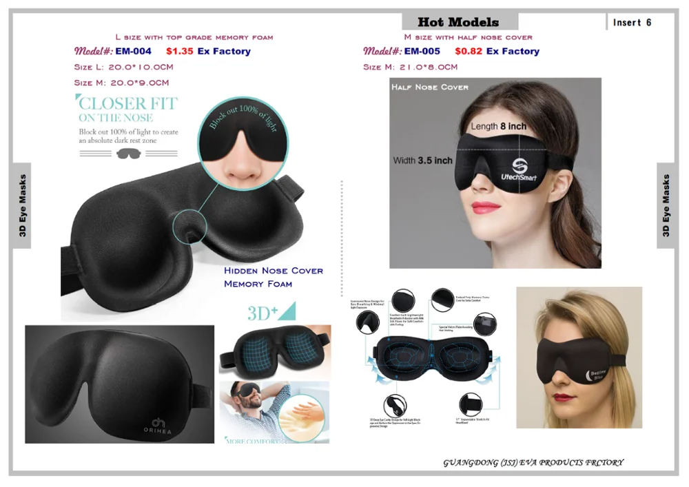2020 Eyelash Extension Sleep Mask With 2cm Deep Eye Socket,3d Eye Sleep