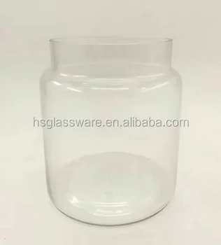 Wholesale Restaurant Table Used Glass Vases Colored Mouth Blown