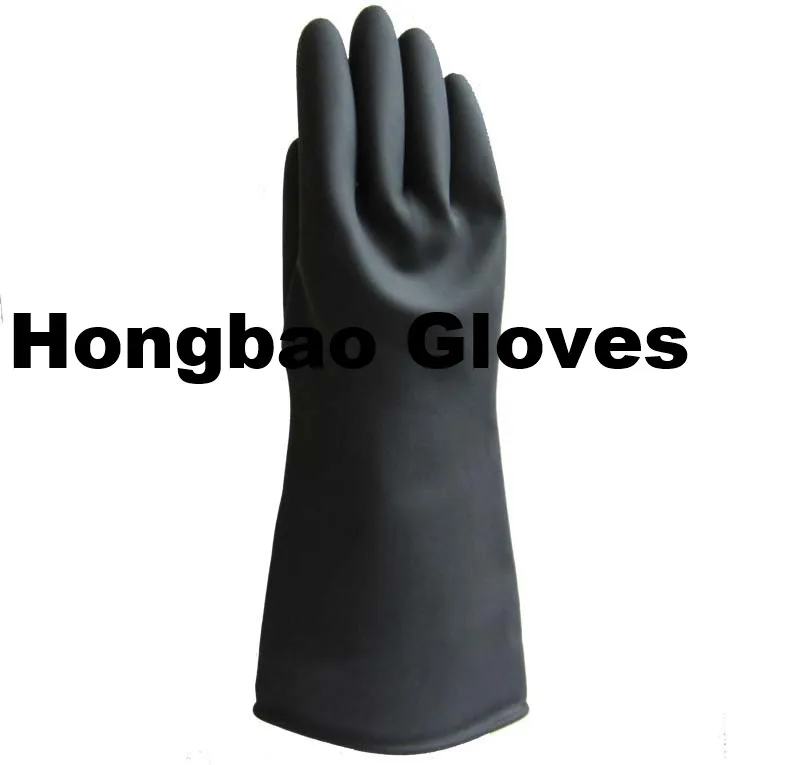 Latex Gauntlets 60cm Long Gloves Industry Anti Chemical Acid Alkali Rubber ·UK 