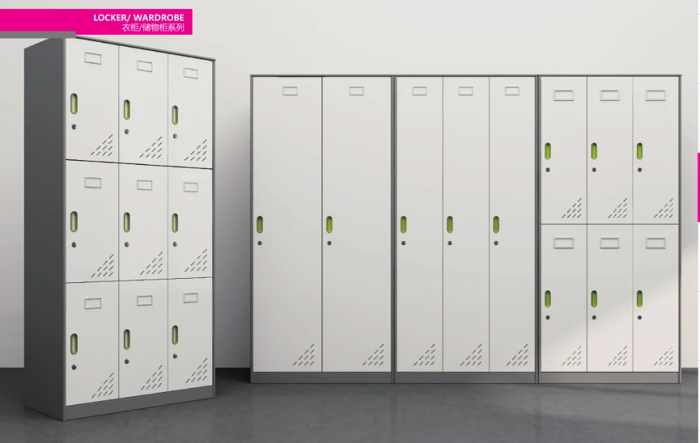 Metal Wardrobe Storage Closet,Metal Armoire Wardrobe With Two Doors