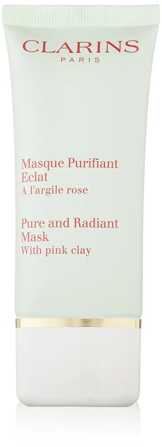 Clarins Pure & Radiant Mask With Pink Clay, 1.7-Ounce Box