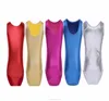 Girls Stretch Gymnastics Costumes Kids Metallic Tank Leotard Ballet Dance Wear