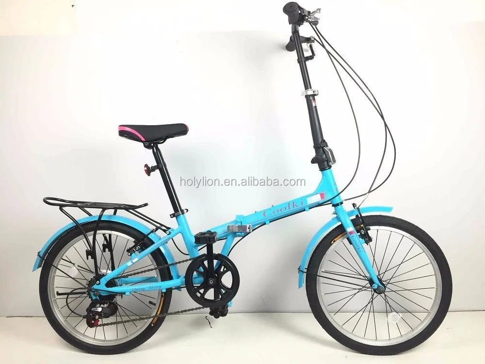 girls folding bike