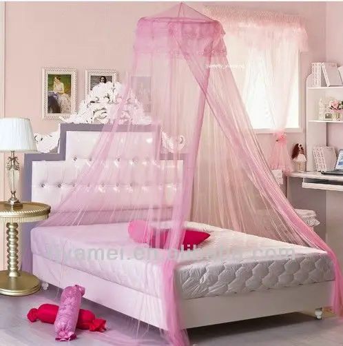 pink canopy for girls bed