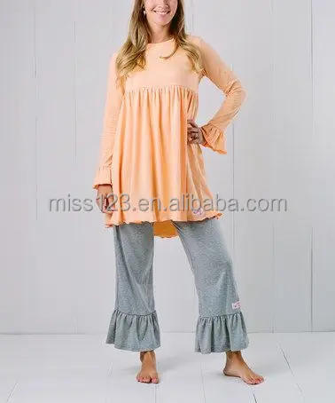 women's boutique ruffle pants