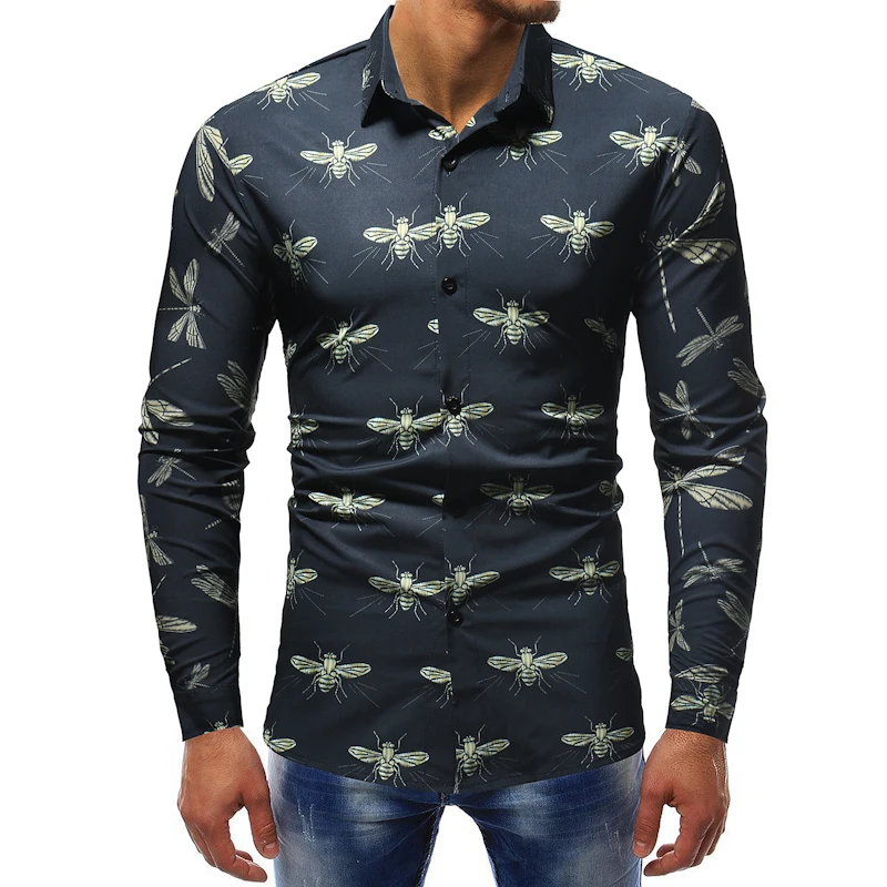 camisa negra casual