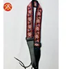 jacquard woven guitar strap,sublimation traditional patterns polyester guitar strap with leather end/PU end for guitar