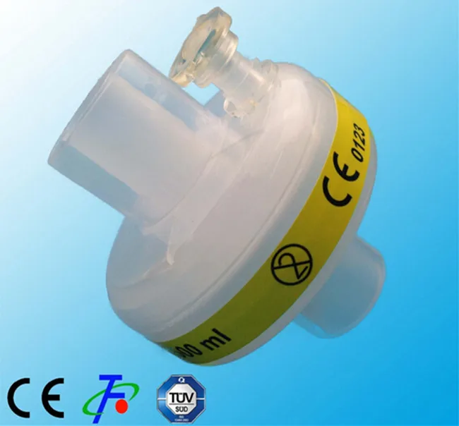 Disposable Bacterial Breathing Filter For Use In Anaesthesia And