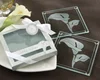 Floral-Inspired Gift Box Packed Calla Lilies Glass Coasters