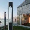 American Style 6M Decorative Aluminum Led Pole Light Straight Garden Pole Light