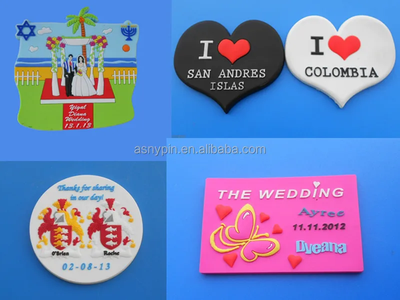 wedding fridge magnet