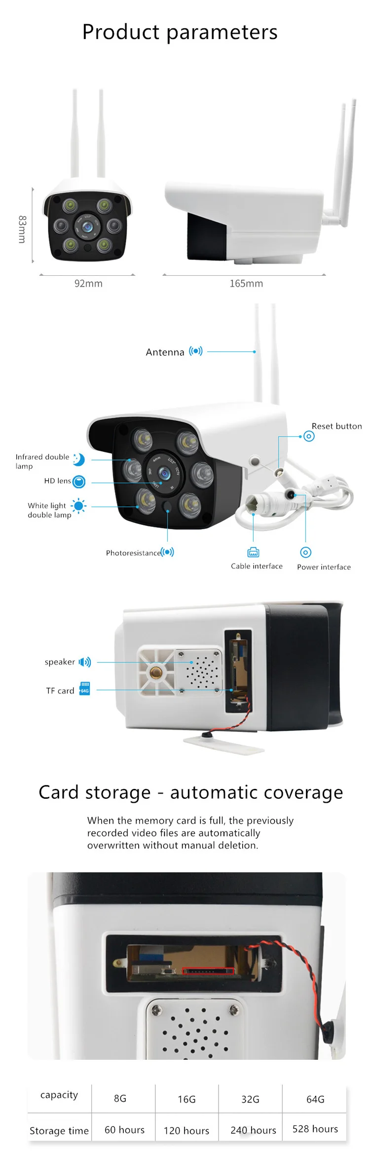 2mp 1080p wireless wifi ip bullet digital camera outdoor camera de surveillance wifi two way audio and motion detection with sd card slot network cam network camera from jianvision 22 62 dhgate com dhgate com