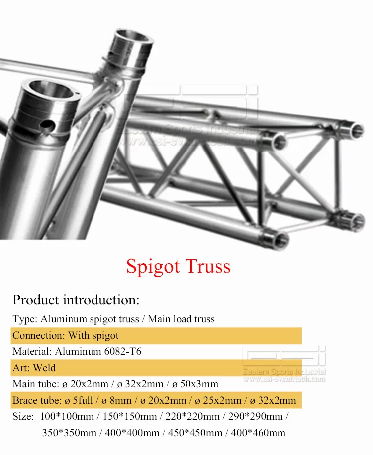 Cheap Price Used Outdoor Mini Mobile Stage DJ Light Box Aluminum Truss System For Concert Event