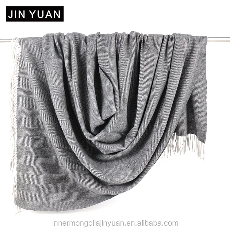 Black And White Lamb Wool Blanket Herringbone Sheep Wool Blanket Winter Blanket