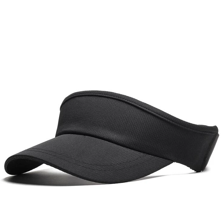 Custom black grigio chiaro blu blank cappelli parasole sport pianura calcio visiera berretto da tennis cappello