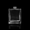 50ml elegant transparent flint glass perfume bottles rectangle