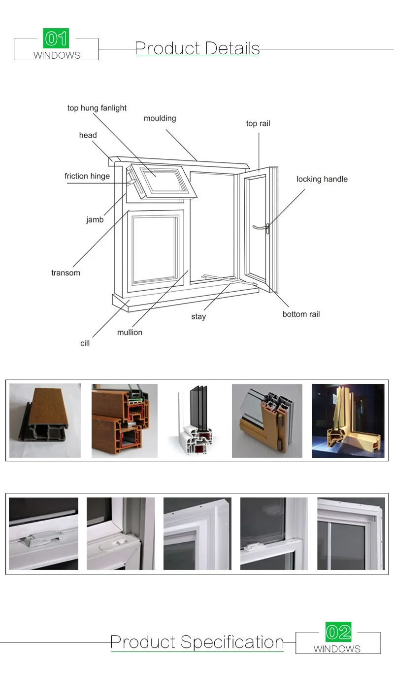 Florida approval window factory aluminium frame reinforced steel mullion impact glass impact resistance picture window low price