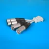 Y-Cable Digital DSub9 Male - XLR Male and XLR Female