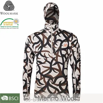 wool camo hoodie