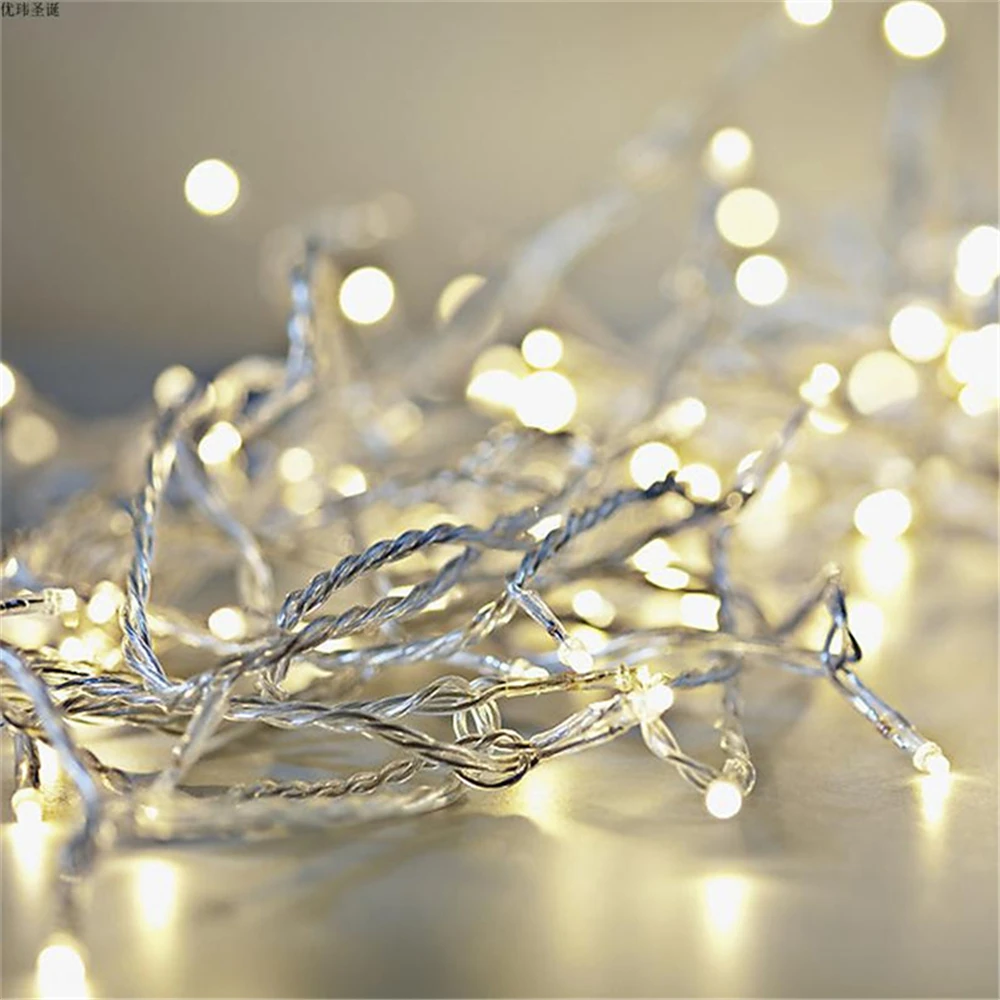 50 LED 5M Christmas String Lights Fairy Party Wedding Outdoor Warm White