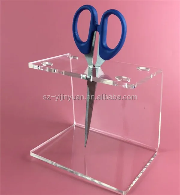 Wholesale Clear Acrylic Scissor Holder Display Stand Scissors Rack