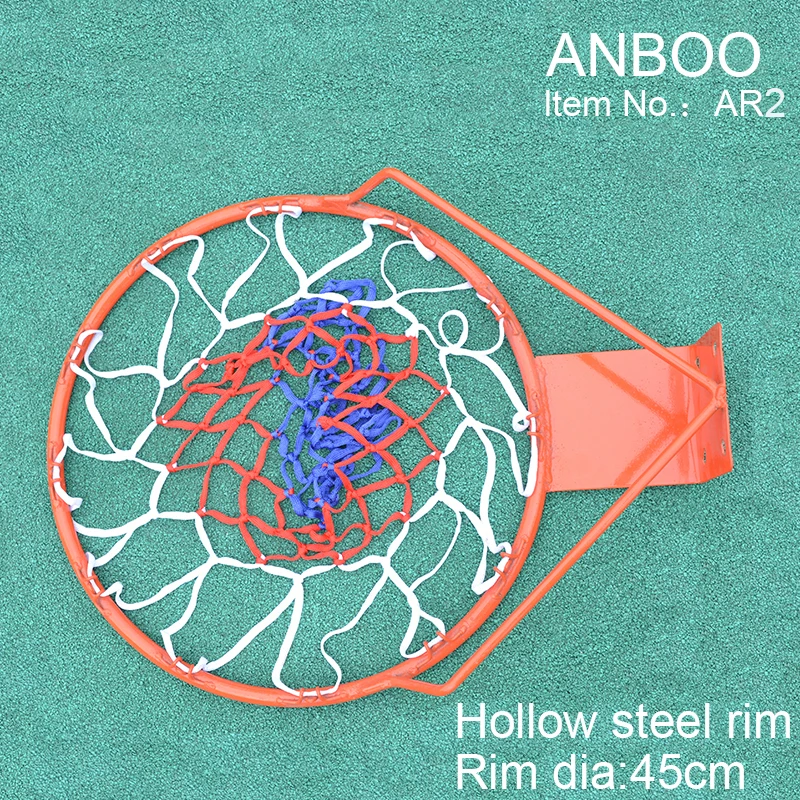 16mm Hollow Metal Basketball Rim/ring/hoop With Net For Basketball