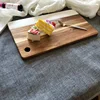 Cocostyles premium rectangle wooden and marble fruits cutting board for superior western restaurant christmas