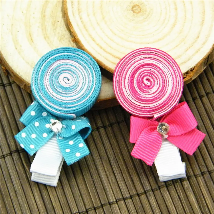 Professional Manufacture Recycled Hair Bows Kids Hair Accessories