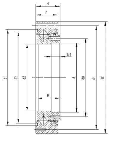 SHG Harmonic reducer bearing SHG-25(SHF-25)/SHD-25