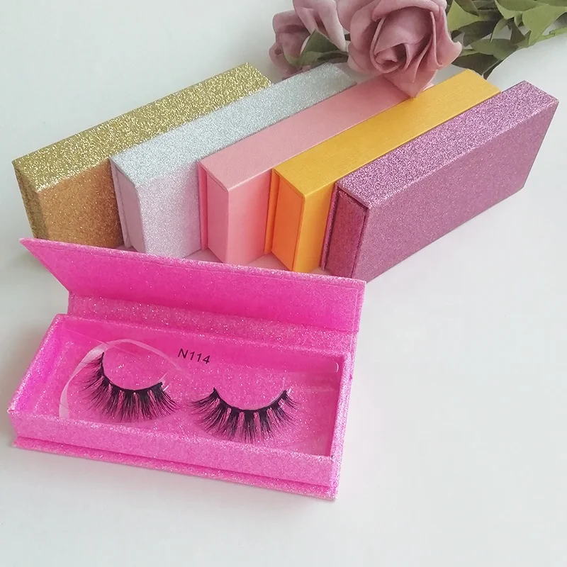 Real Mink Fur Cruelty-Free Mink Eyelashes Private Label Dramatic & Crisscross 3D Mink Eyelash With Package Box
