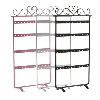Pierced Earring Holder Earrings 48 Hole Display Rack Metal Pierced Earring Holder Earrings 48 Hole Display Rack Metal Stand