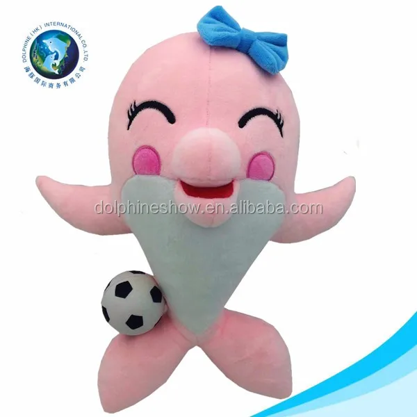 pink dolphin plush