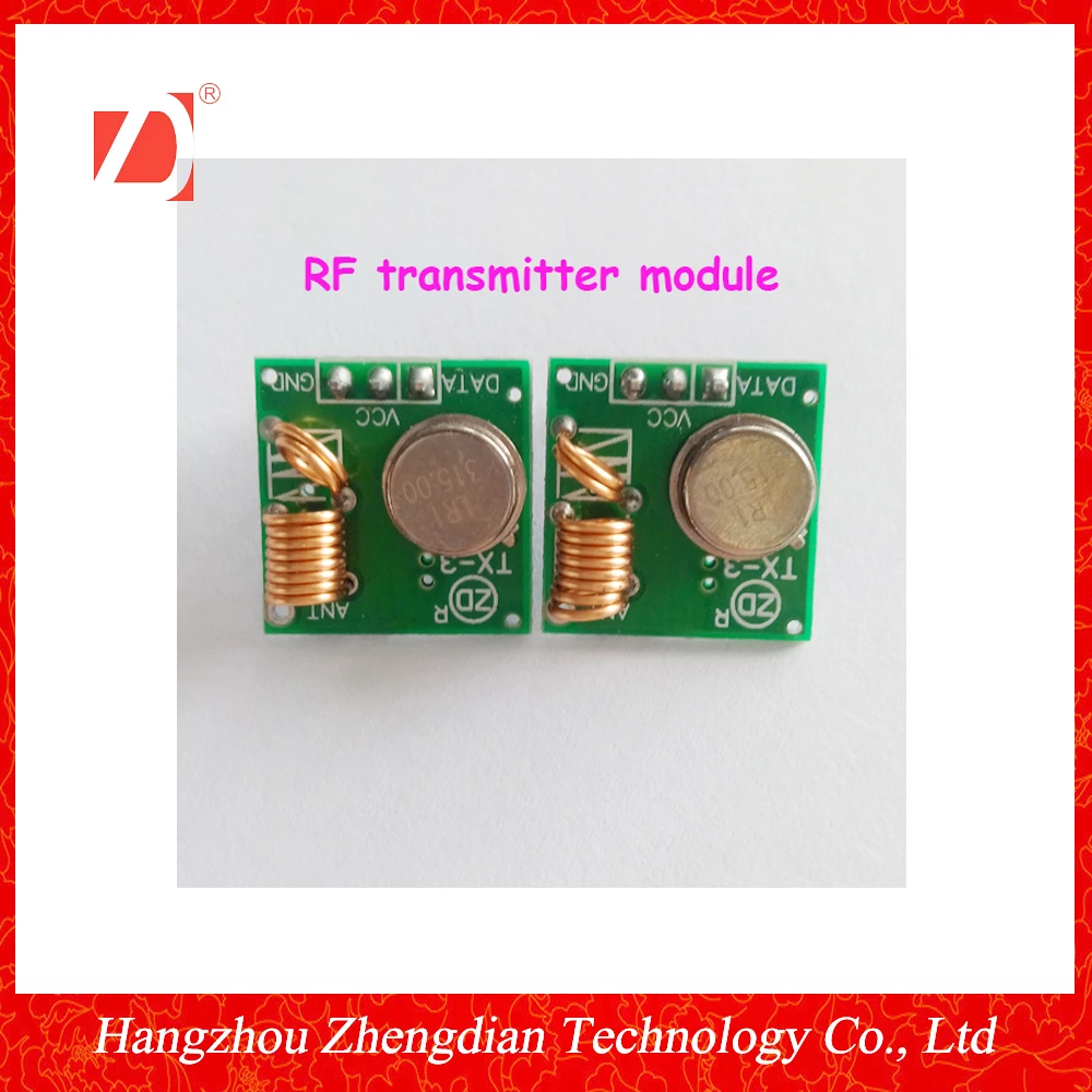 8 Channels Decode Receiver Module With Transmitter In 8 Buttons With