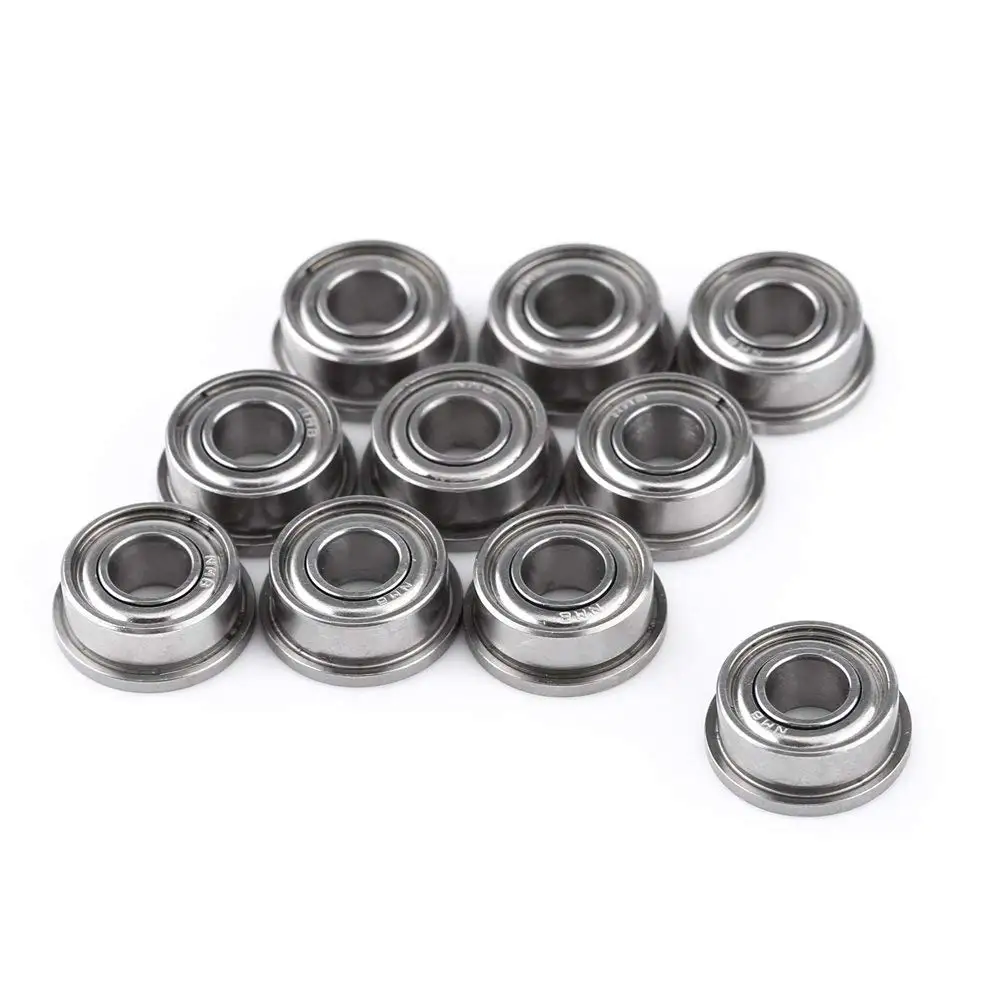 uxcell 10pcs 697RS 7mmx17mmx5mm Double Sealed Miniature Deep Groove Ball Bearing