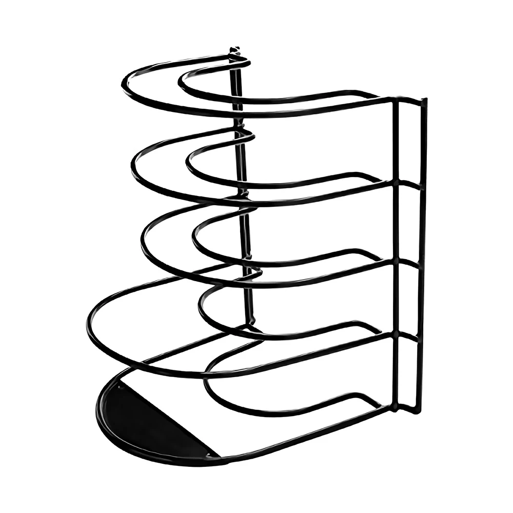 Kitchen Organizer Universal Stainless Steel Pot Lid Organizer Holder
