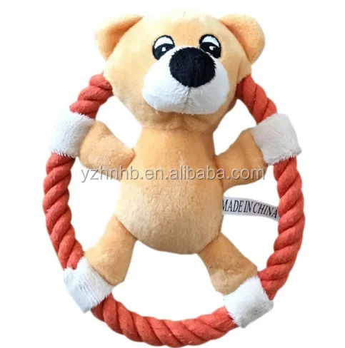 rope teddy dog toy