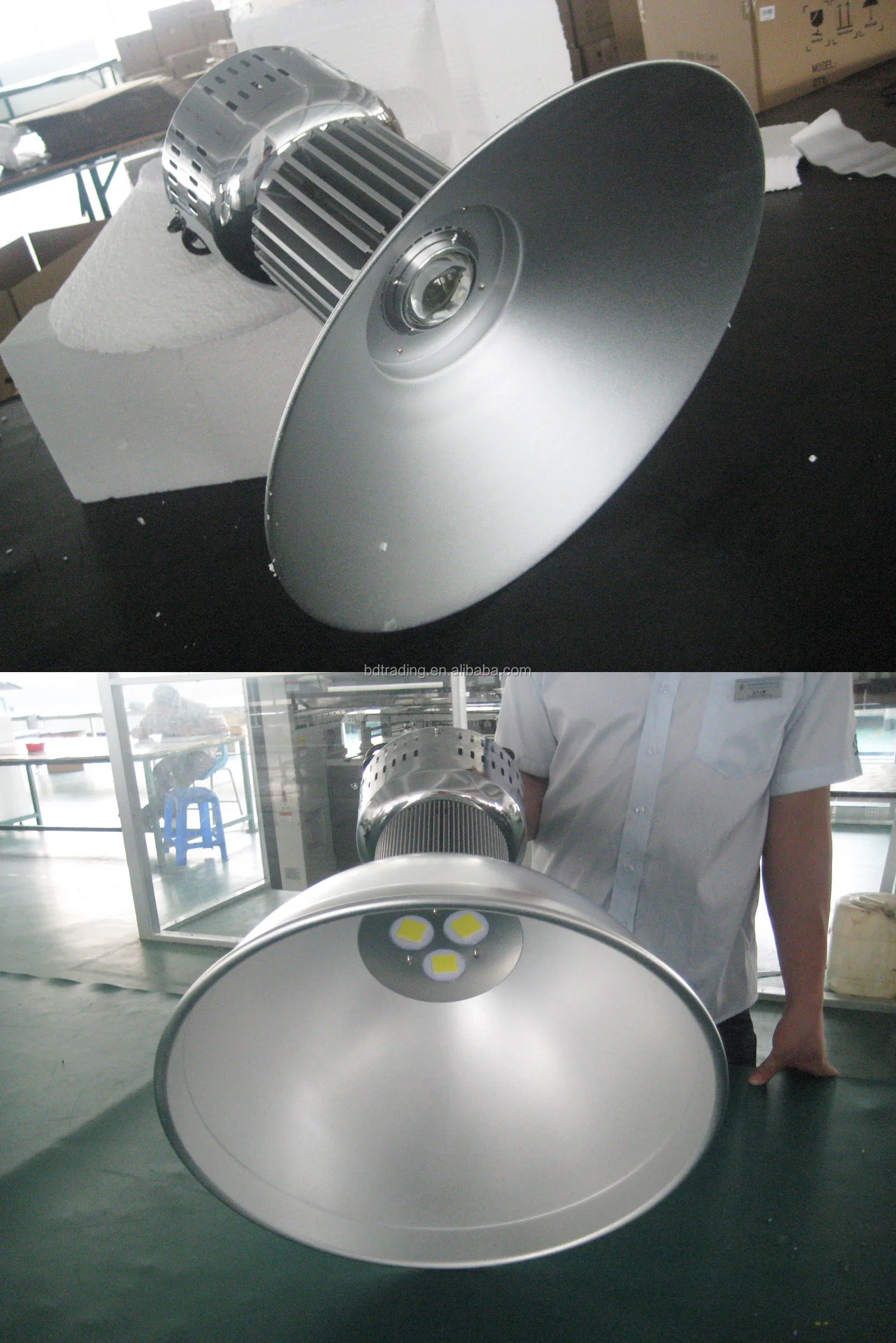 High power lumen IP65 Factory Industrial 100w 150w 200w 250w 300w 400w 500w UFO Led High Bay Light Fixture