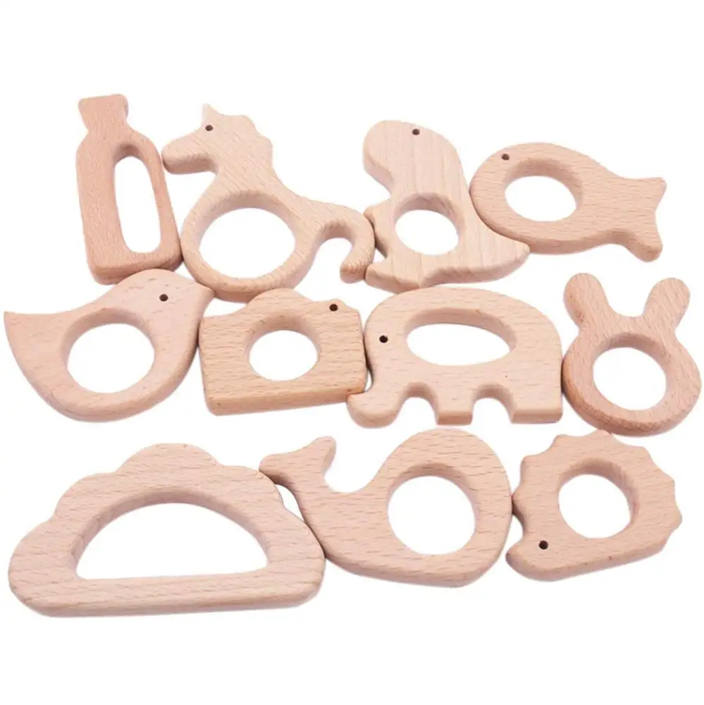wooden teething toys for babies