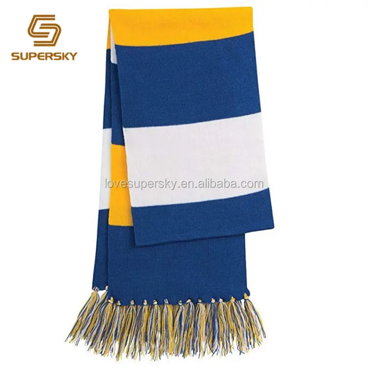 Mens Knit Striped Scarf Pattern Horizontal Striped Knit Scarf With