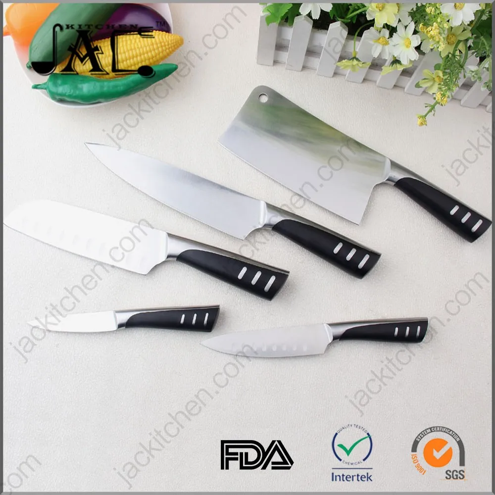 International Exclusive Line 5 pcs Quality Cleaver Knife Set