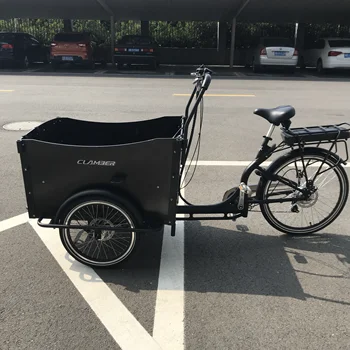 wooden cargo bike