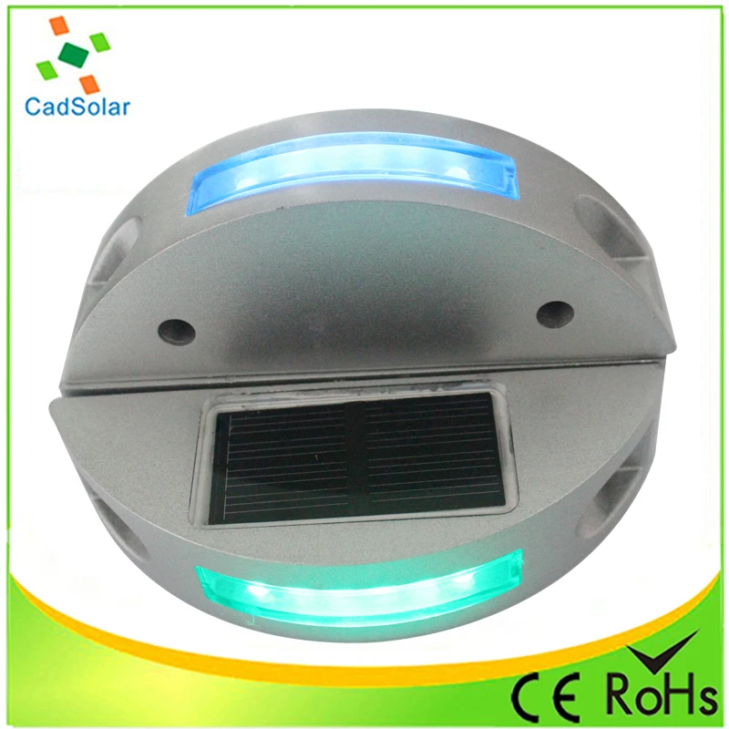 strobe solar road marker light