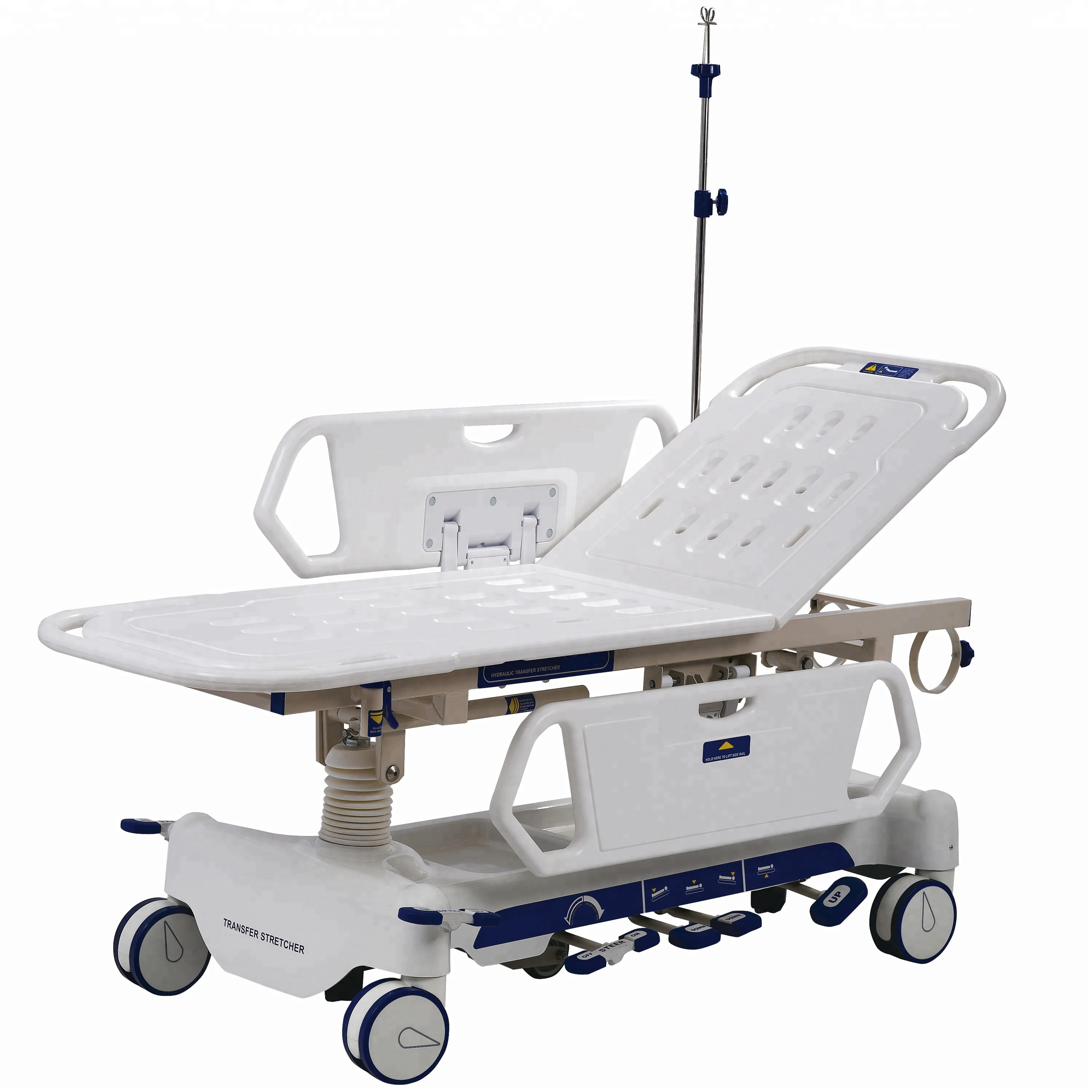stainless steel hospital ambulance patient transfer