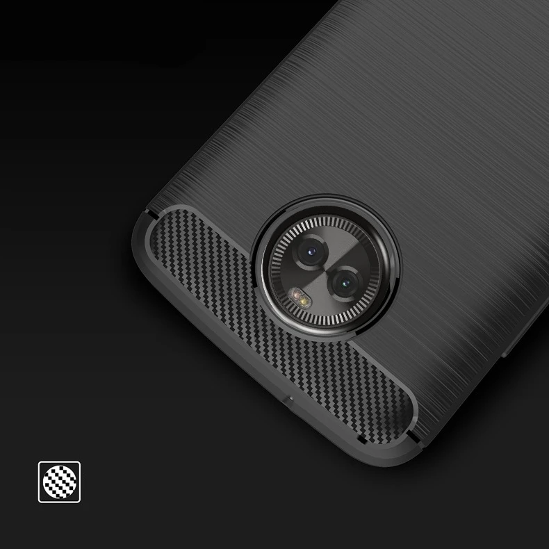 2017 New Arrival Carbon Fiber Tpu case for Motorola Moto X4 brushed tpu soft cover for Motorola Moto X4