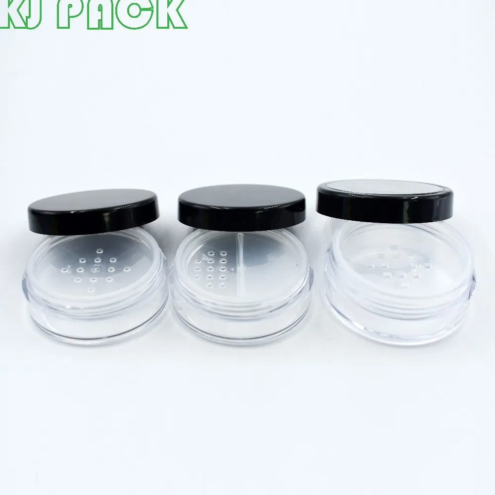 Cosmetic Loose Powder Sifter Jar Plastic Loose Powder Jars 20g 10g