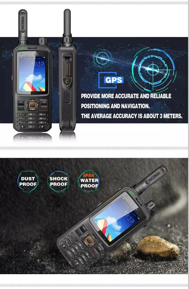 Wholesale Android system walkie talkie smart phone 3g network radio  waterproof IP54 zello radio comunicador T298S From