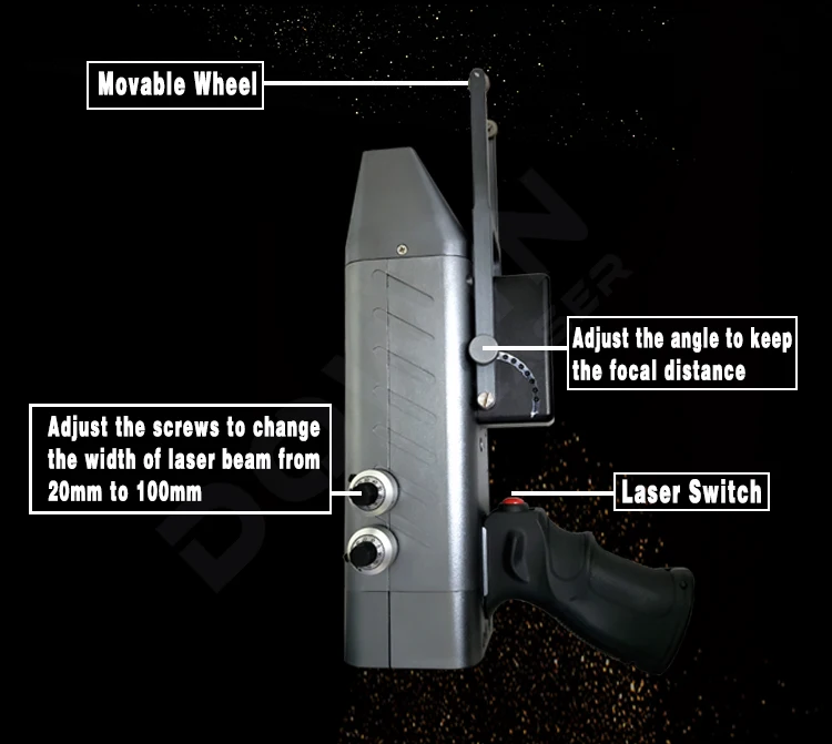 300w laser rust removal clean machine for metal